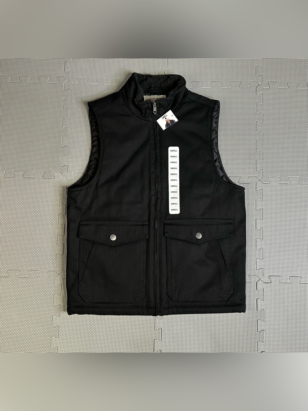 WP WEATHERPROOF Men's Sherpa Collar Full Zip Mens S Workwear Vest